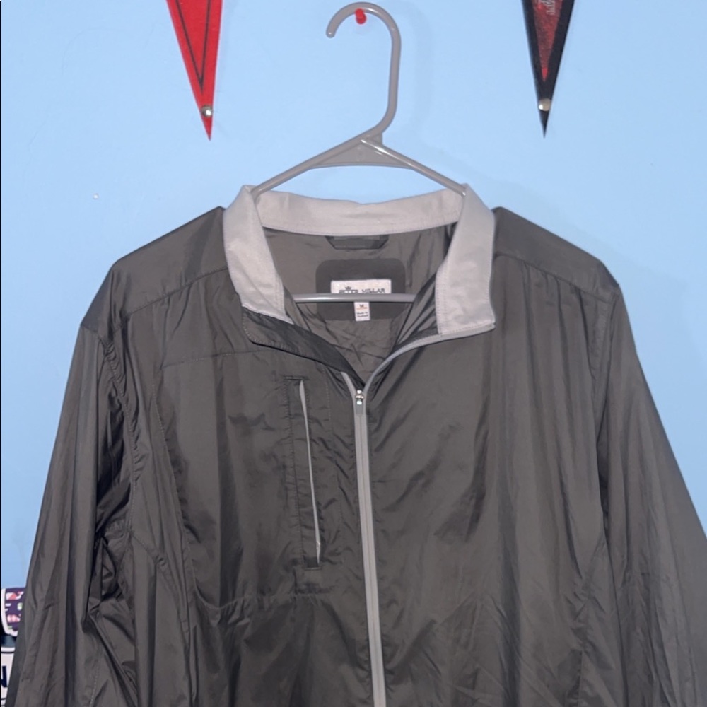 Mens Grey Peter Millar Windbreaker